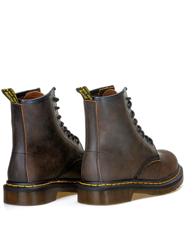 БОТИНКИ DR. MARTENS 1460 CRAZY HORSE КОРИЧНЕВЫЕ
