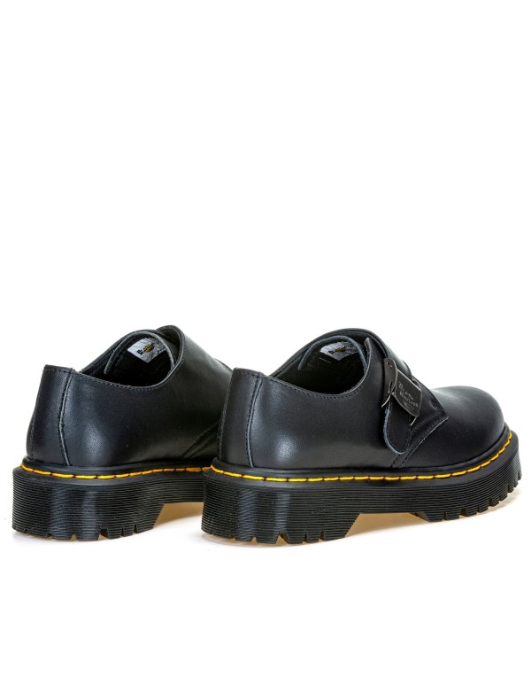 БОТИНКИ DR MARTENS 1461 Buckle Pull Up OXFORD BLACK