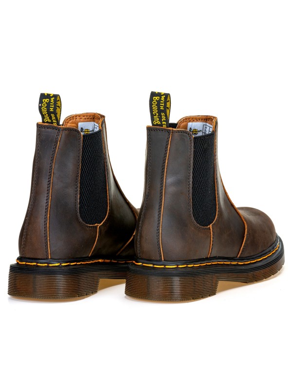 DR MARTENS 2976 BEX CRAZY HORSE CHELSEA BOOTS DR MARTENS 2976 BEX CRAZY HORSE CHELSEA BOOTS