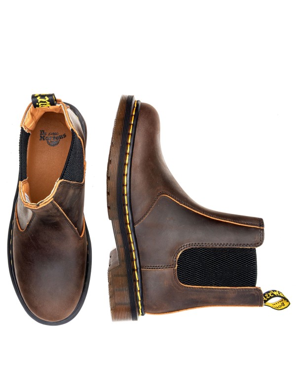 DR MARTENS 2976 BEX CRAZY HORSE CHELSEA BOOTS DR MARTENS 2976 BEX CRAZY HORSE CHELSEA BOOTS