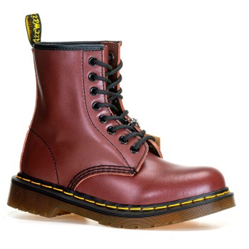 DR MARTENS 1460 SMOOTH CHERRY RED NARROW FIT