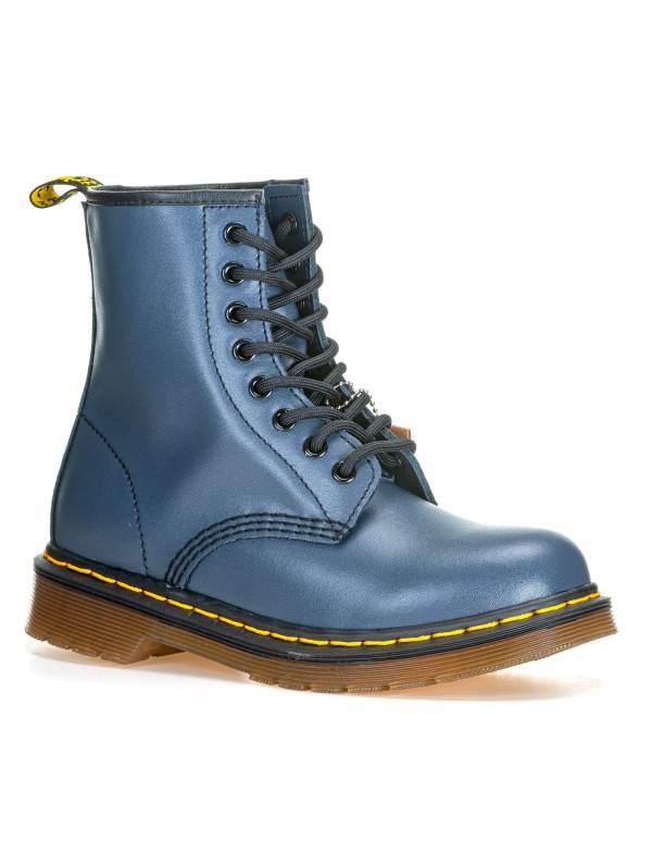 DR MARTENS 1460 SMOOTH LEATHER LACE UP BOOTS NAVY