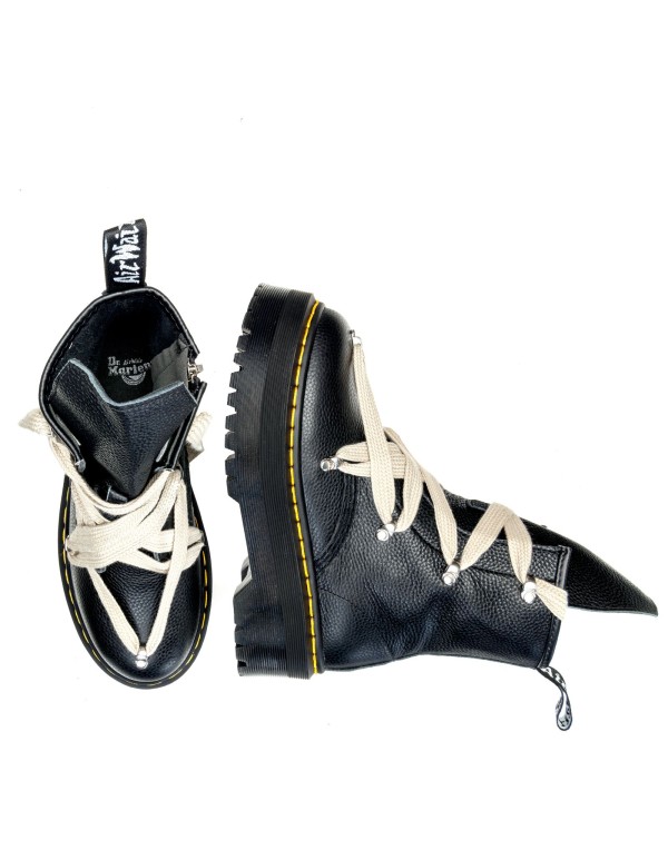 DR MARTENS 1460 RICK OWENS LEATHER PLATFORM BOOTS DR MARTENS 1460 RICK OWENS LEATHER PLATFORM BOOTS