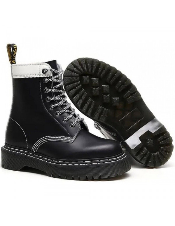 DR MARTENS 1460 JADON BLACK WHITE