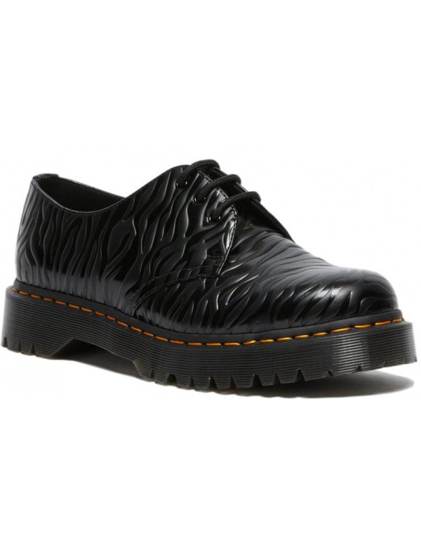 DR MARTENS 1461 BEX ZEBRA EMBOSS LEATHER OXFORD