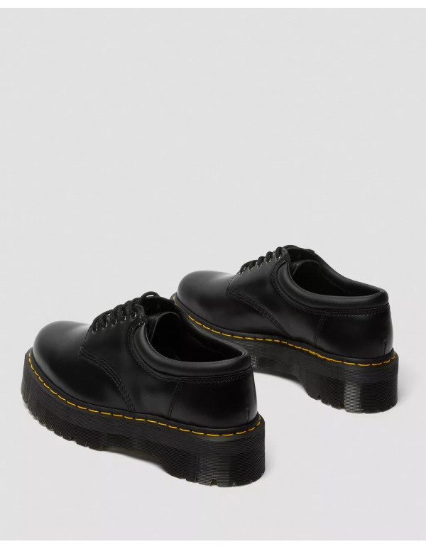 DR MARTENS 8053 LEATHER PLATFORM CASUAL SHOES