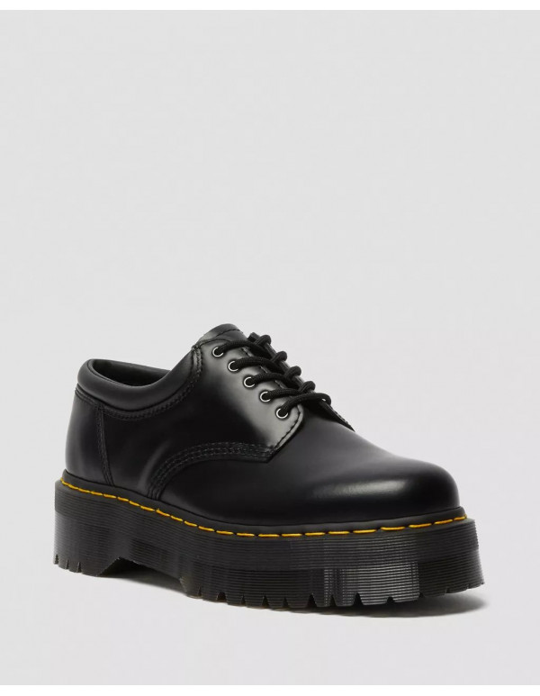 DR MARTENS 8053 LEATHER PLATFORM CASUAL SHOES