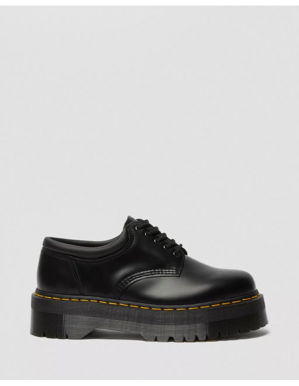 DR MARTENS 8053 LEATHER PLATFORM CASUAL SHOES