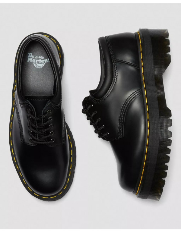 DR MARTENS 8053 LEATHER PLATFORM CASUAL SHOES