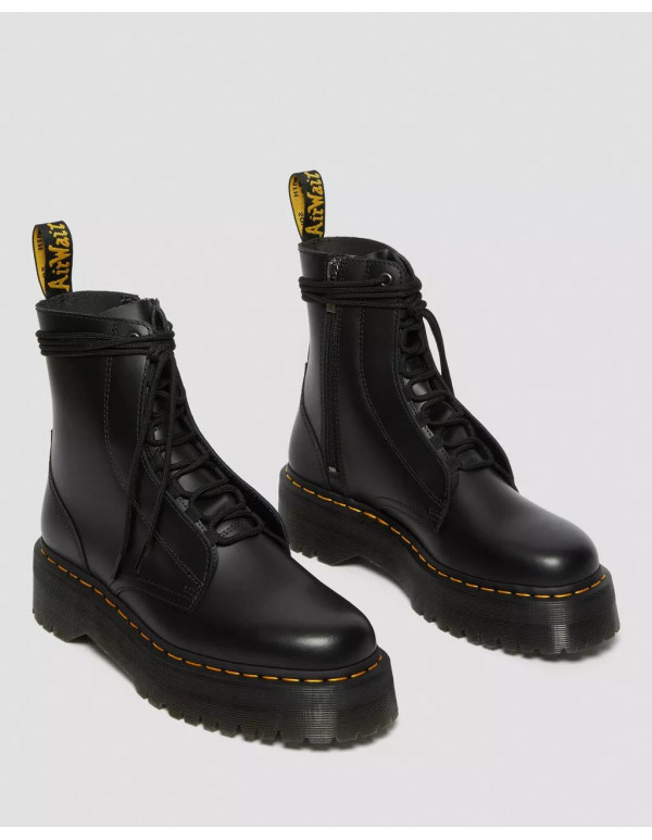 DR MARTENS JARRICK SMOOTH LEATHER PLATFORM BOOTS