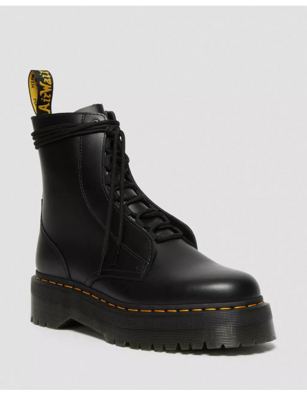 DR MARTENS JARRICK SMOOTH LEATHER PLATFORM BOOTS