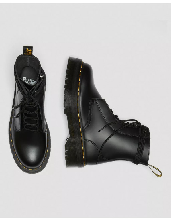 DR MARTENS JARRICK SMOOTH LEATHER PLATFORM BOOTS