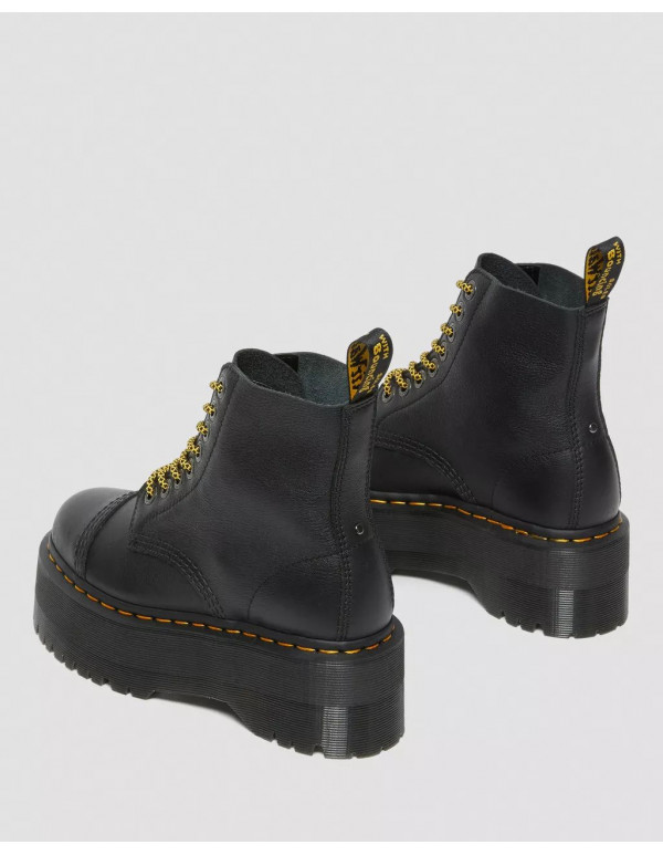 DR MARTENS SINCLAIR MAX PISA LEATHER PLATFORM BOOTS