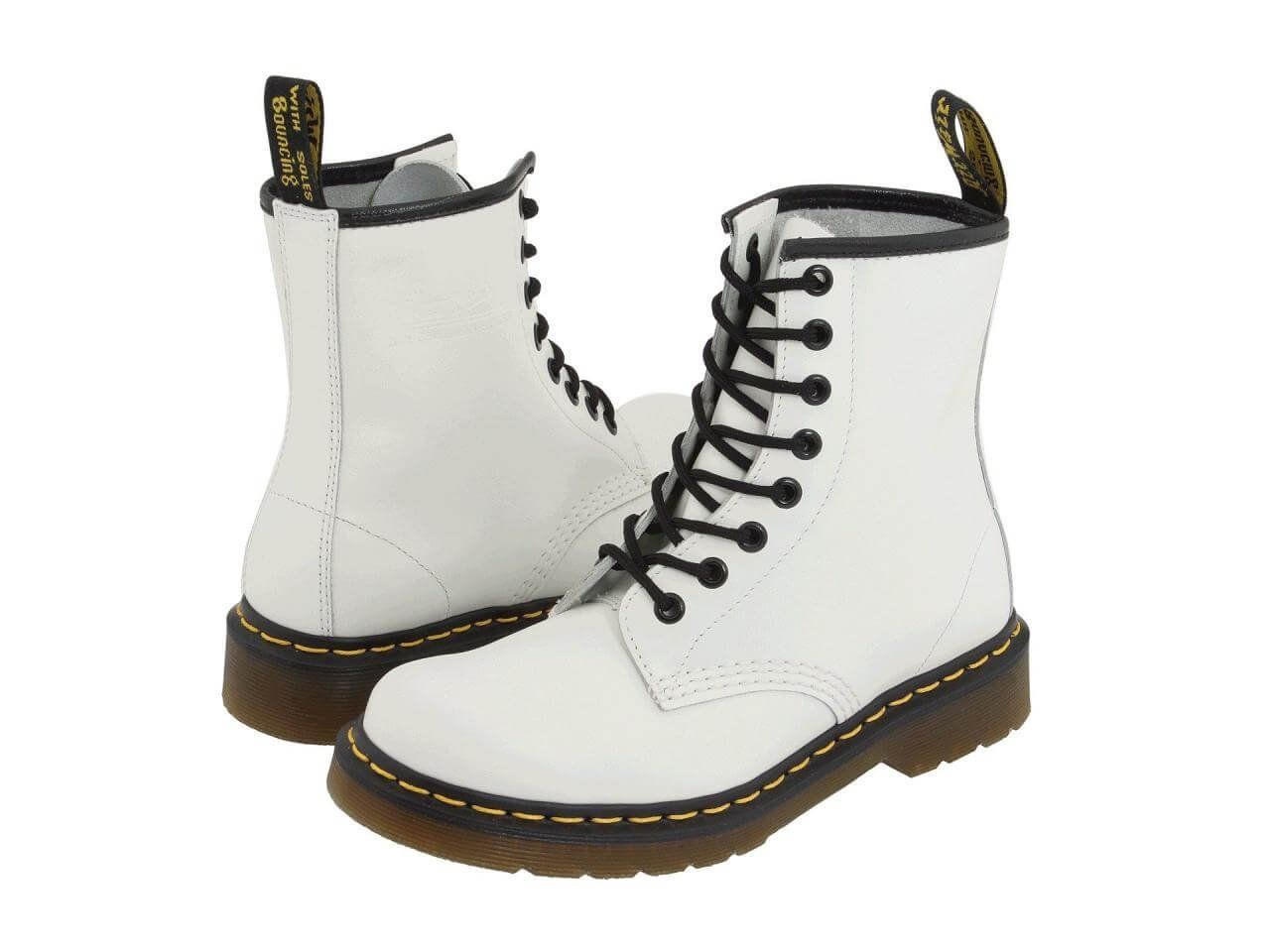 Купить белые ботинки Dr Martens